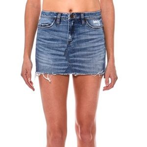 Blank NYC Unfaithful Denim Mini Skirt